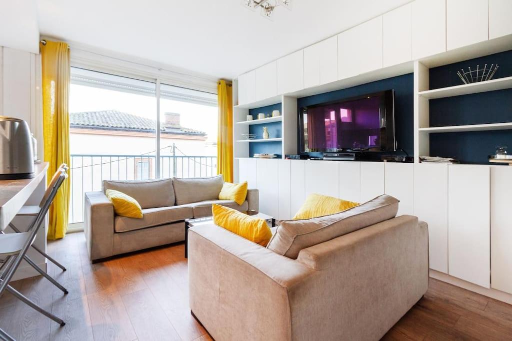 Double Appartement, Saint Michel, Parking, Wifi Toulouse Dış mekan fotoğraf
