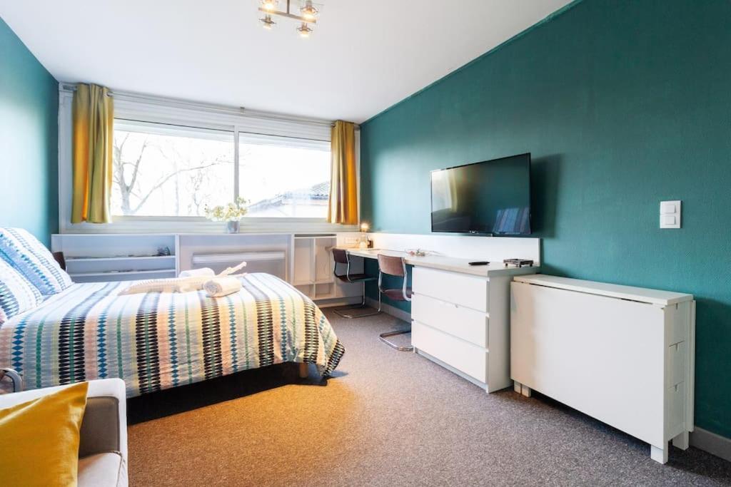 Double Appartement, Saint Michel, Parking, Wifi Toulouse Dış mekan fotoğraf