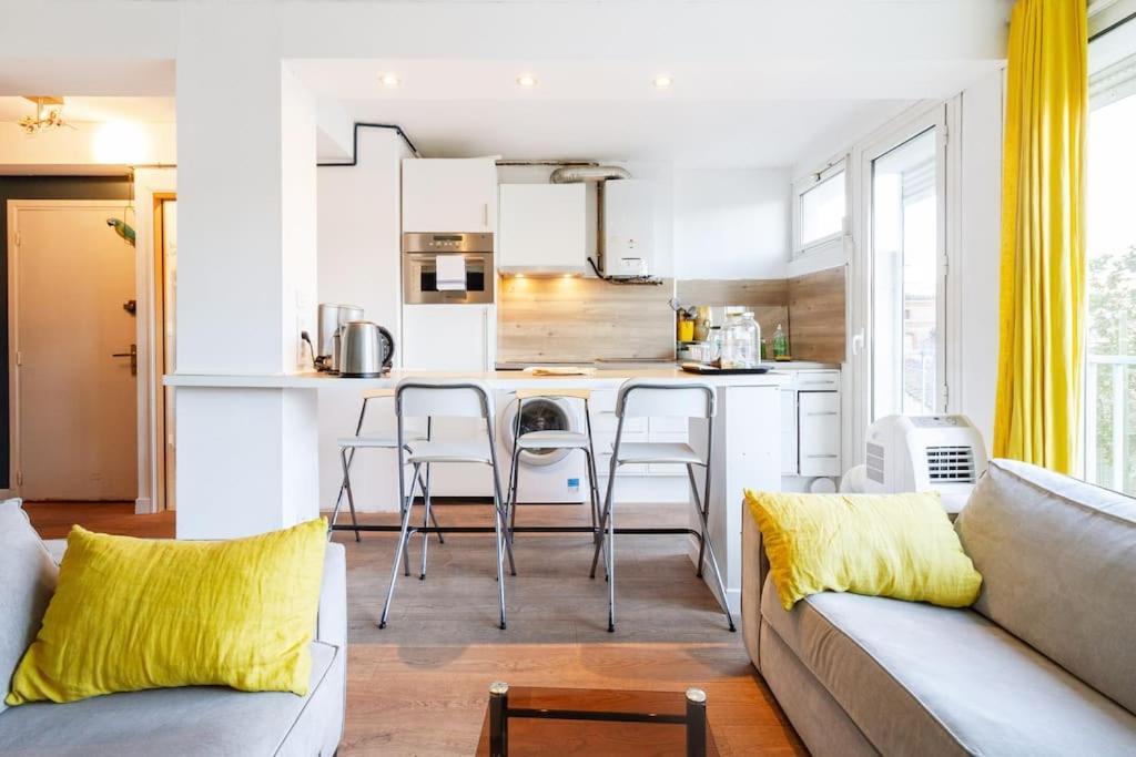 Double Appartement, Saint Michel, Parking, Wifi Toulouse Dış mekan fotoğraf
